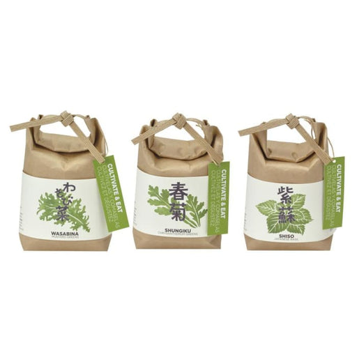 Cultivate & Eat - 4 kinds available (Shiso, Chili Pepper, Wasabina, Syungiku) Japanese Herb - Urban Treehouse