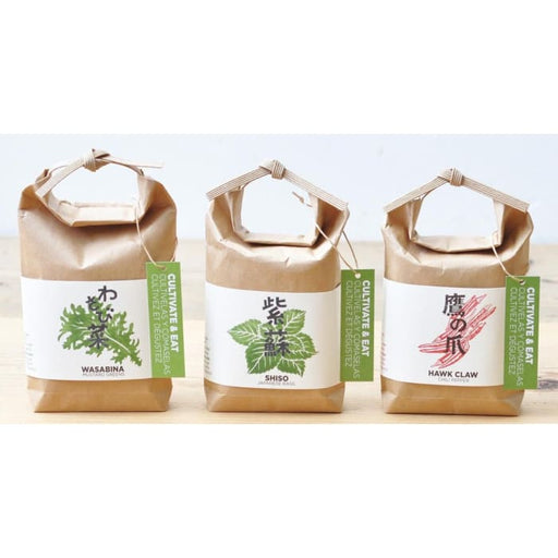 Cultivate & Eat - 4 kinds available (Shiso, Chili Pepper, Wasabina, Syungiku) Japanese Herb - Urban Treehouse